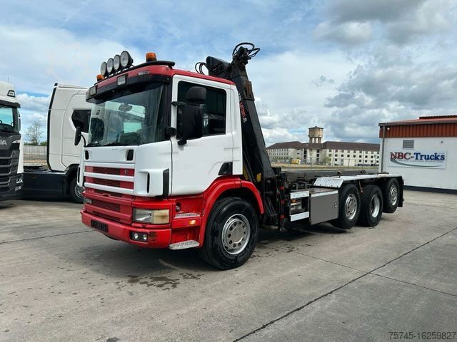 Kipper LKW SCANIA 380 * 8 x 2 * HIAB 105 Z KRAN *2 x LIFT *ABROLL