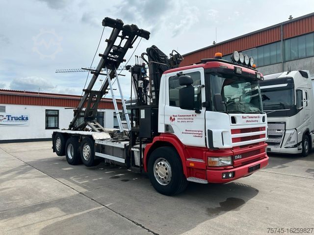 Kipper LKW SCANIA 380 * 8 x 2 * HIAB 105 Z KRAN *2 x LIFT *ABROLL
