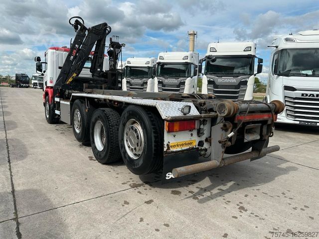 Kipper LKW SCANIA 380 * 8 x 2 * HIAB 105 Z KRAN *2 x LIFT *ABROLL