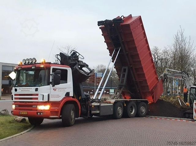 Kipper LKW SCANIA 380 * 8 x 2 * HIAB 105 Z KRAN *2 x LIFT *ABROLL
