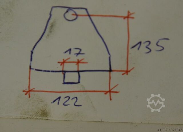 Tailstock unbekannt Spitzenhöhe 135 mm