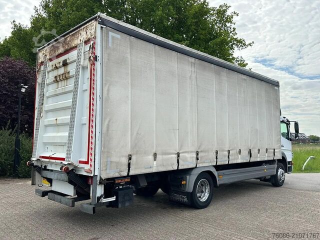Schiebeplane Mercedes-Benz Atego 1218 bakwagen met laadklep 2000kg!