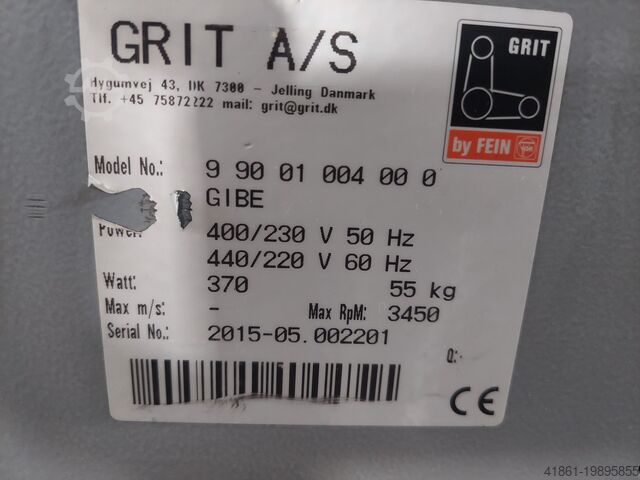 Metallbandschleifmaschine mit Absaugung GRIT-FEIN GI 150 + GIBE