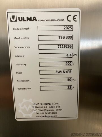 Tray sealer ULMA TSB 300
