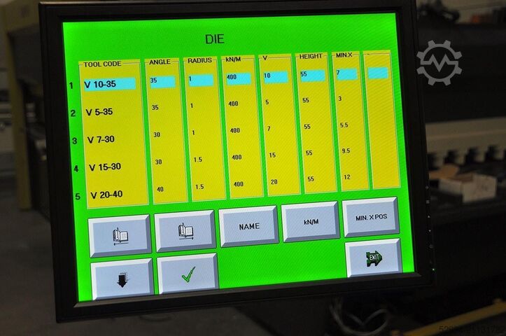 Hydraulische Abkantpressen Safan E-brake SMK 40 ton x 2050 mm CNC