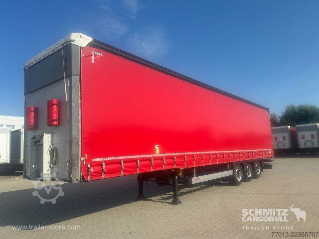 Auflieger mit Pritsche & Plane Schmitz Cargobull Curtainsider Mega