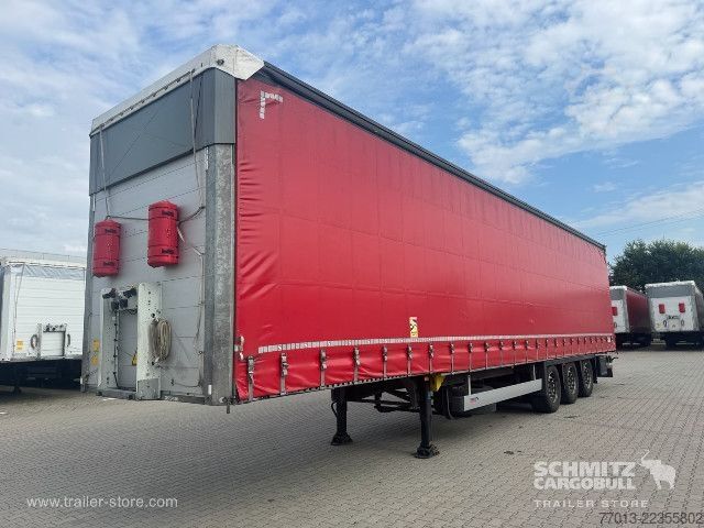 Auflieger mit Pritsche & Plane Schmitz Cargobull Curtainsider Mega