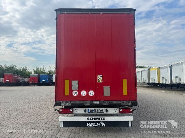 Auflieger mit Pritsche & Plane Schmitz Cargobull Curtainsider Mega