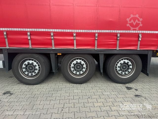 Auflieger mit Pritsche & Plane Schmitz Cargobull Curtainsider Mega
