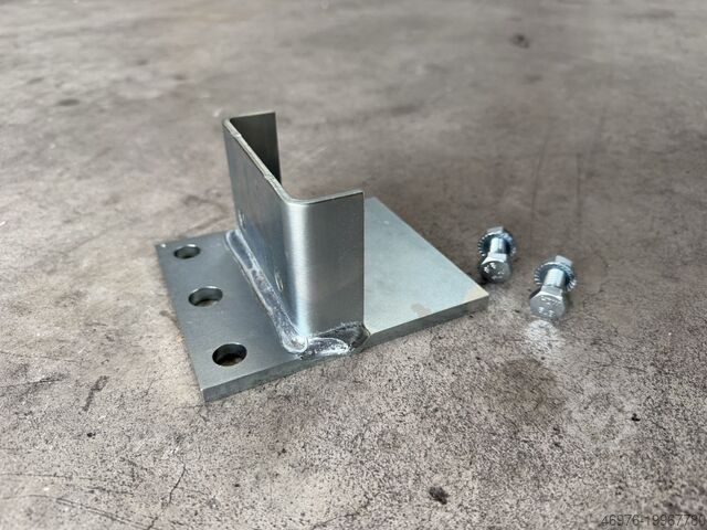 Hochregallager Palettenregal Stow Pal Rack NS Fußplatte für 100 mm Rahmenprofil