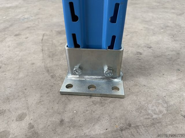 Hochregallager Palettenregal Stow Pal Rack NS Fußplatte für 100 mm Rahmenprofil