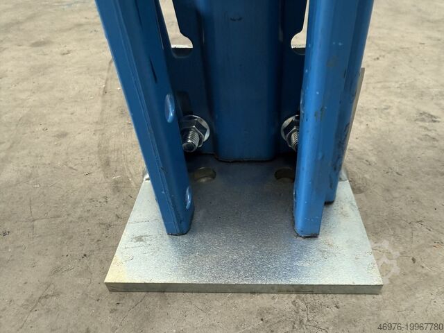 Hochregallager Palettenregal Stow Pal Rack NS Fußplatte für 100 mm Rahmenprofil