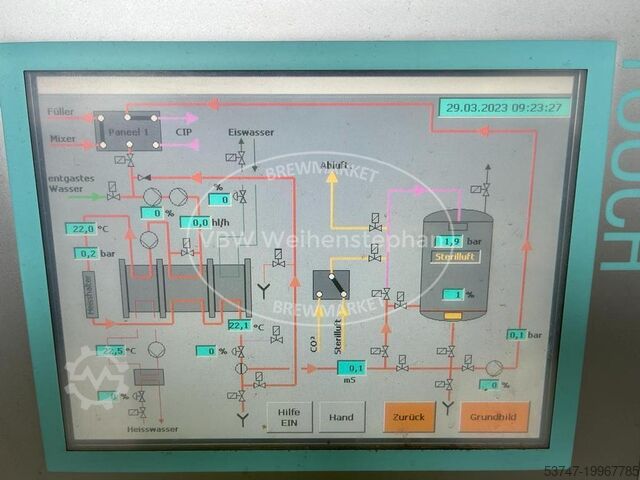 Flash pasteurizer APV 