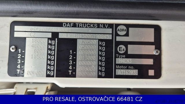 Standard tractor unit DAF XF 480 FT SSC EURO 6 + PARKCLIMA + NAVI + XENON