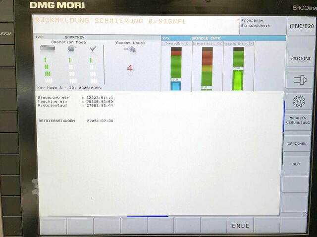 Horizontal-Bearbeitungszentrum DMG DMC 55H duoBLOCK
