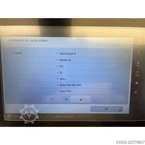  Canon imagePRESS C270 incl. Fiery, Finisher and Duplex