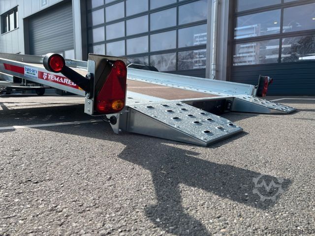 Autotransporter Anhänger TEMARED Car Flat 3518 für PKW bis 1.438 kg - Kippbar