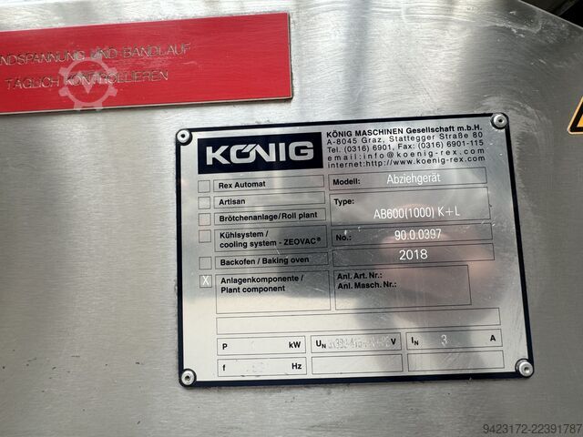 Roll making machine KÖNIG CertoPan M