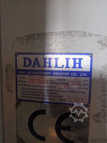 Vertical machining center dahlih mcv 1450