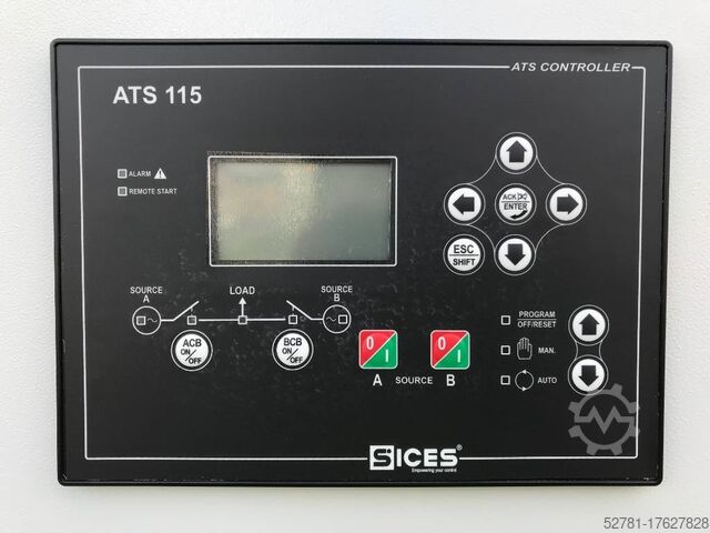 Construction equipment ATS Panel 2.000A - Max 1.380 kVA - DPX-27512