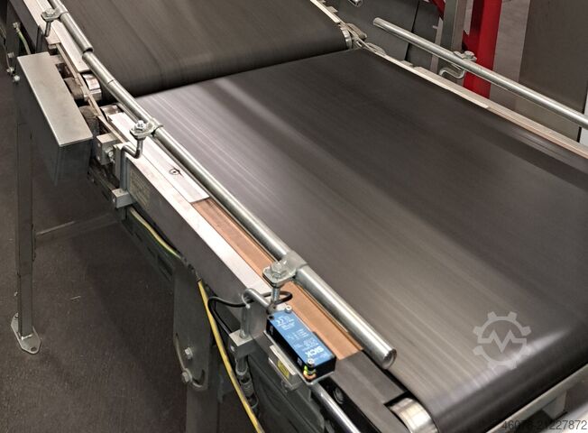 Vorlaufband Förderband mit Übertrieb Transnorm 1650/1200/1000-700/600-600/500