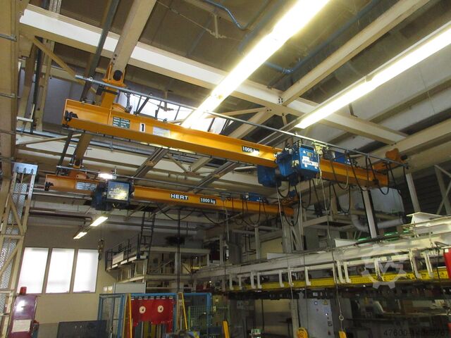 Gantry Crane Crane Track Crane ABUS 1000KG Hängekran Kran Breite 7m Kranhimmel Portalkran Kran Spur 6m
