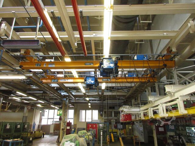 Gantry Crane Crane Track Crane ABUS 1000KG Hängekran Kran Breite 7m Kranhimmel Portalkran Kran Spur 6m