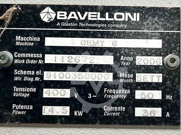 Glasschleifmaschine Bavelloni GEMY 6