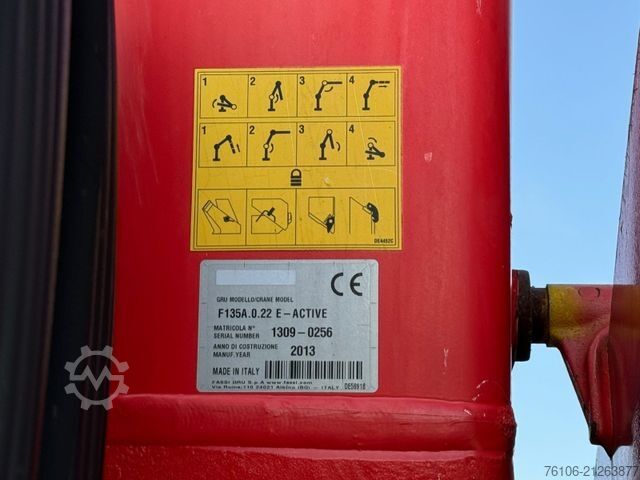 Kipper LKW MERCEDES-BENZ Axor 2633 Kipper mit Kran Fassi F135