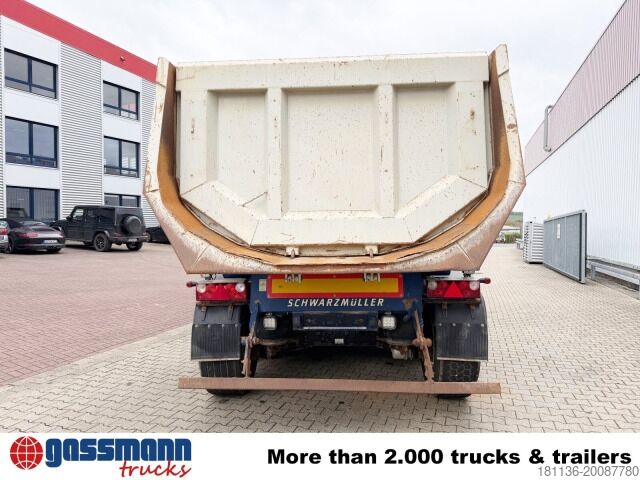 Tipper semitrailer Schwarzmüller HKS 3/E-S1, Liftachse, Stahlmulde, ca. 25m³