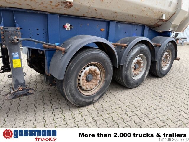 Tipper semitrailer Schwarzmüller HKS 3/E-S1, Liftachse, Stahlmulde, ca. 25m³