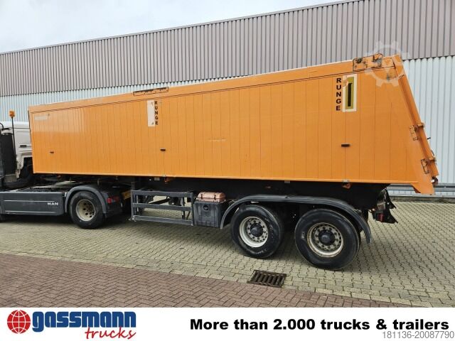 Tipper semitrailer Reisch RHKS-32/18 AL, 40 cbm Alu Kastenmulde