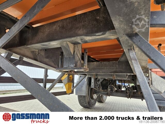 Tipper semitrailer Reisch RHKS-32/18 AL, 40 cbm Alu Kastenmulde