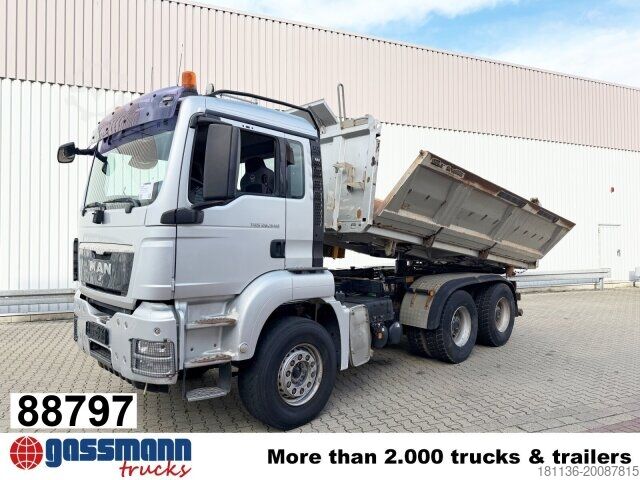 Tipper truck MAN TGS 26.540 6x4 BL, Intarder, Bordmatik