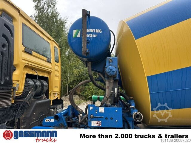 Mobile concrete mixing plant MAN TGS 32.400 8x4 BB, Stetter ca. 9m³
