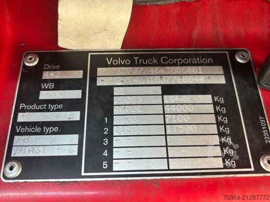 Volumen SZM VOLVO FH 500 E6, STANDKLIMA,  LOW DECK , MEGA I-SHIFT/DUAL CLUTCH, VEB+,