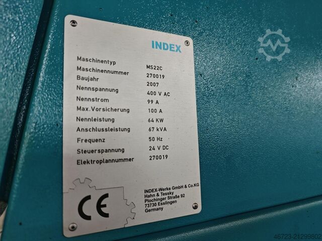 Multi-spindle machine INDEX MS22C