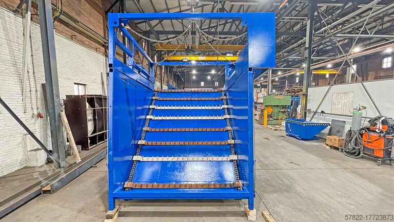 Aufgabebunker mit hydraulischem Schubboden und Sackaufreißer HP5-3035 BRT HARTNER GmbH HP5-3035