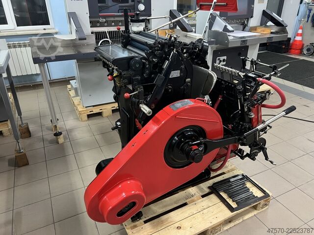 Die cutting, Letterpress machine Heidelberg OHT „windmill” Letterpress