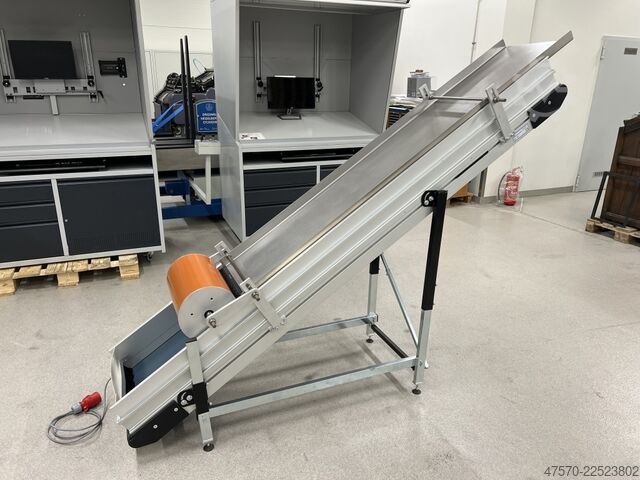 Conveyor belt Conveyor belt for scraps from guillotine M-Fordersysteme