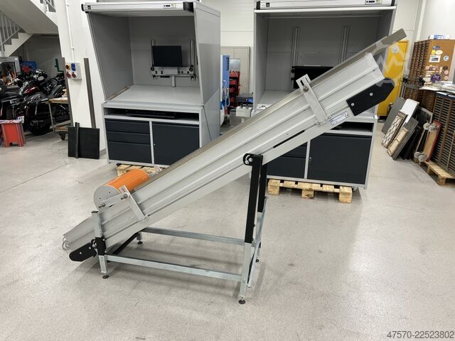 Conveyor belt Conveyor belt for scraps from guillotine M-Fordersysteme