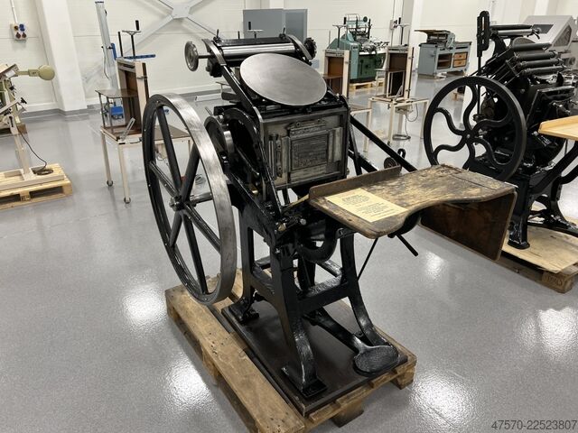 Letterpress machine Emil Kahle Letterpress Machine Platen
