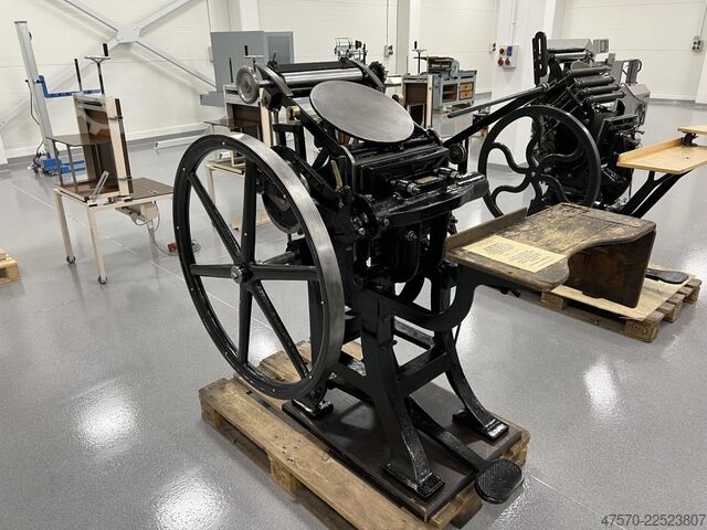 Letterpress machine Emil Kahle Letterpress Machine Platen