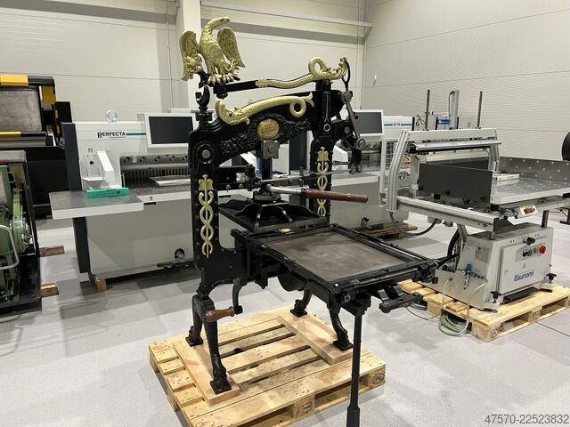 Letterpress machine Columbian Press 1858 Letterpress