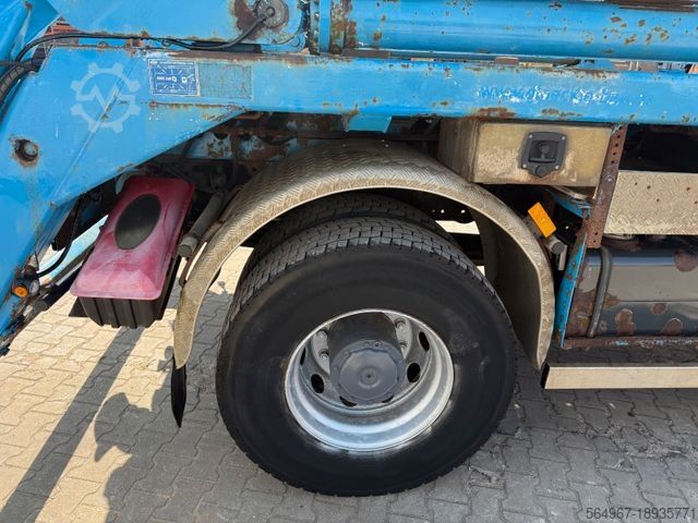 Skip truck MERCEDES-BENZ 1841 Actros 4x4 Abestzkipper Meiller Klima AHK