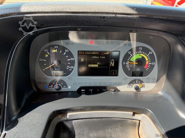 Skip truck MERCEDES-BENZ 1841 Actros 4x4 Abestzkipper Meiller Klima AHK