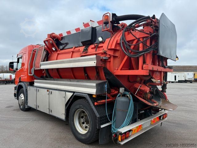 Vacuum tank truck SCANIA P94/260 4x2 NZ SLS590 Kombi 8.400 l.