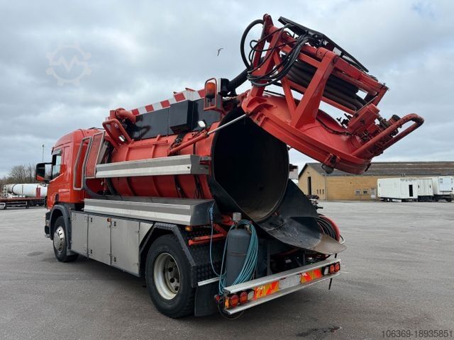 Vacuum tank truck SCANIA P94/260 4x2 NZ SLS590 Kombi 8.400 l.