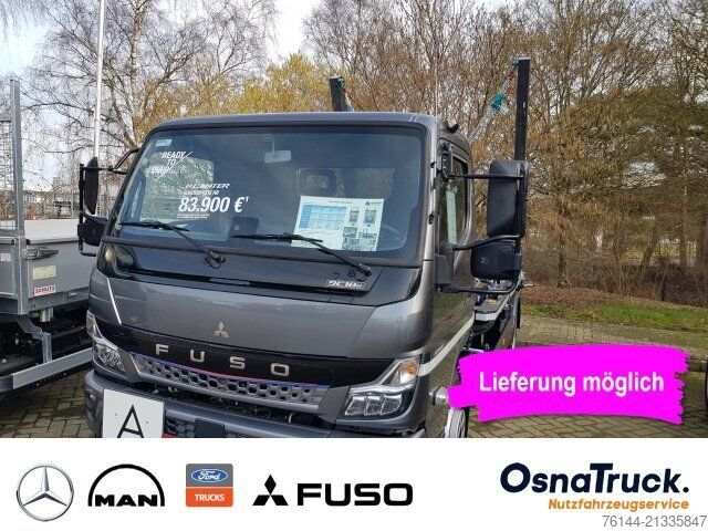 Skip truck FUSO 9C18e "Heimann Absetzkipper" Klima, Nutzl.3240KG