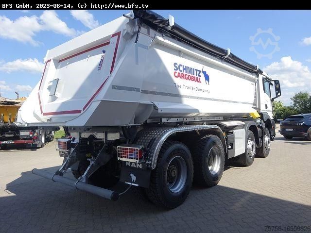 Tipper truck MAN TGS (TG3) 35.470 8x4 BB CH Hinterkipper Stahl H